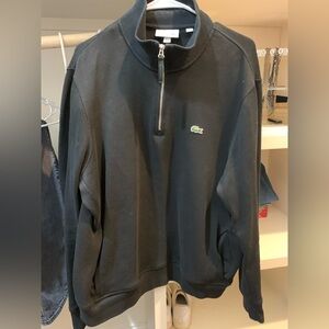 Men’s Lacoste quarter zip sweater